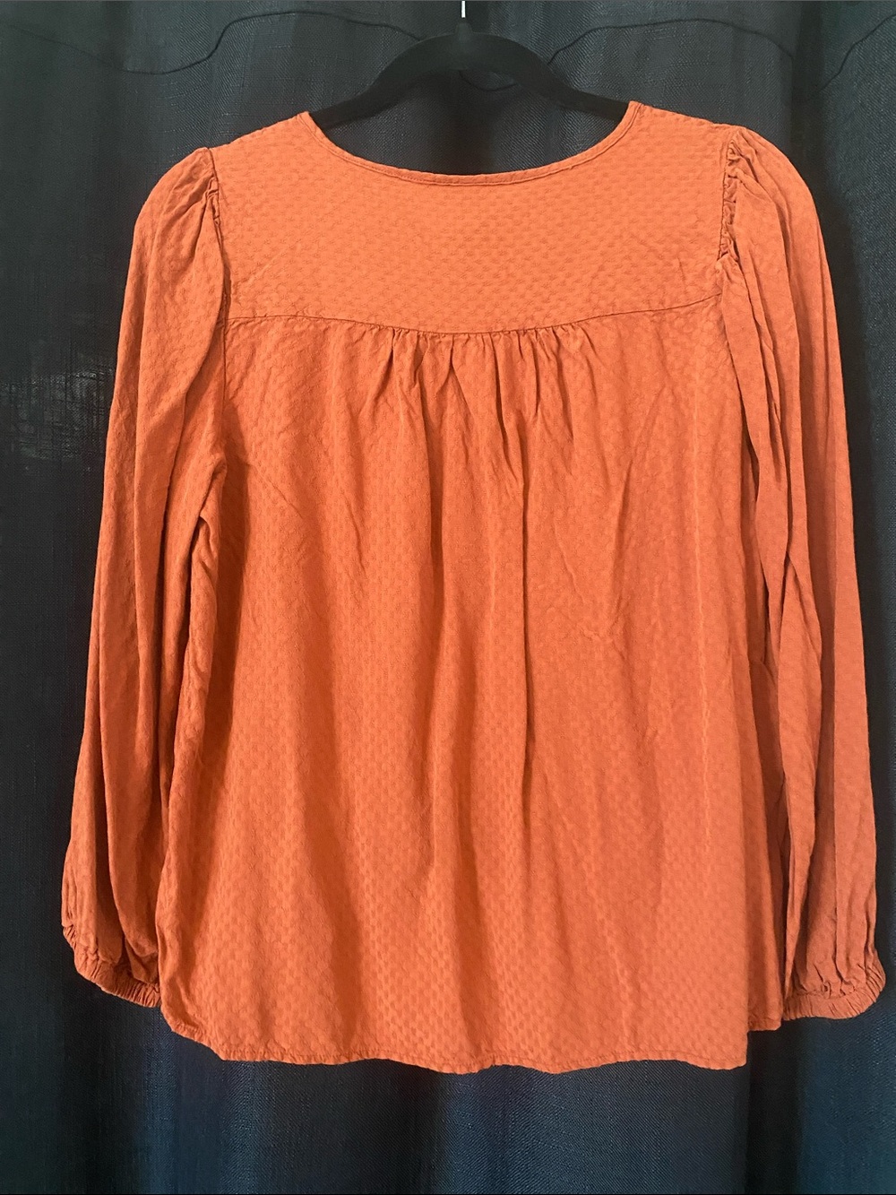 Universal Thread Rust Textured Peasant Tunic - Picture 4 of 4